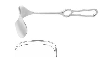 КОХЕР РЕТРАКТОР ВІДКРИТ. 80X60MM 250MM